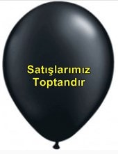 Baskısız siyah balon 12 inc balon
